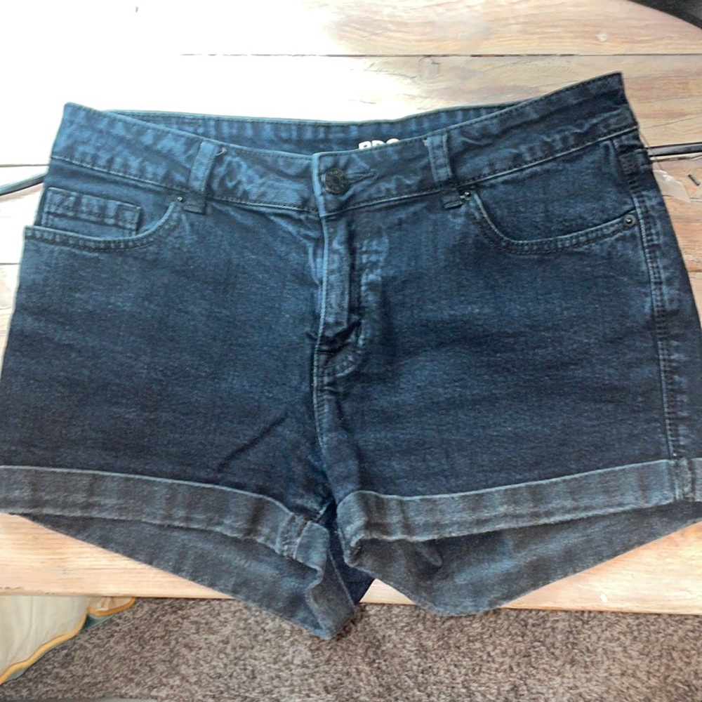 BDG UO Black Denim Shorts